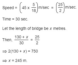 The length of the bridge is