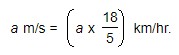 ms to kmhr conversion